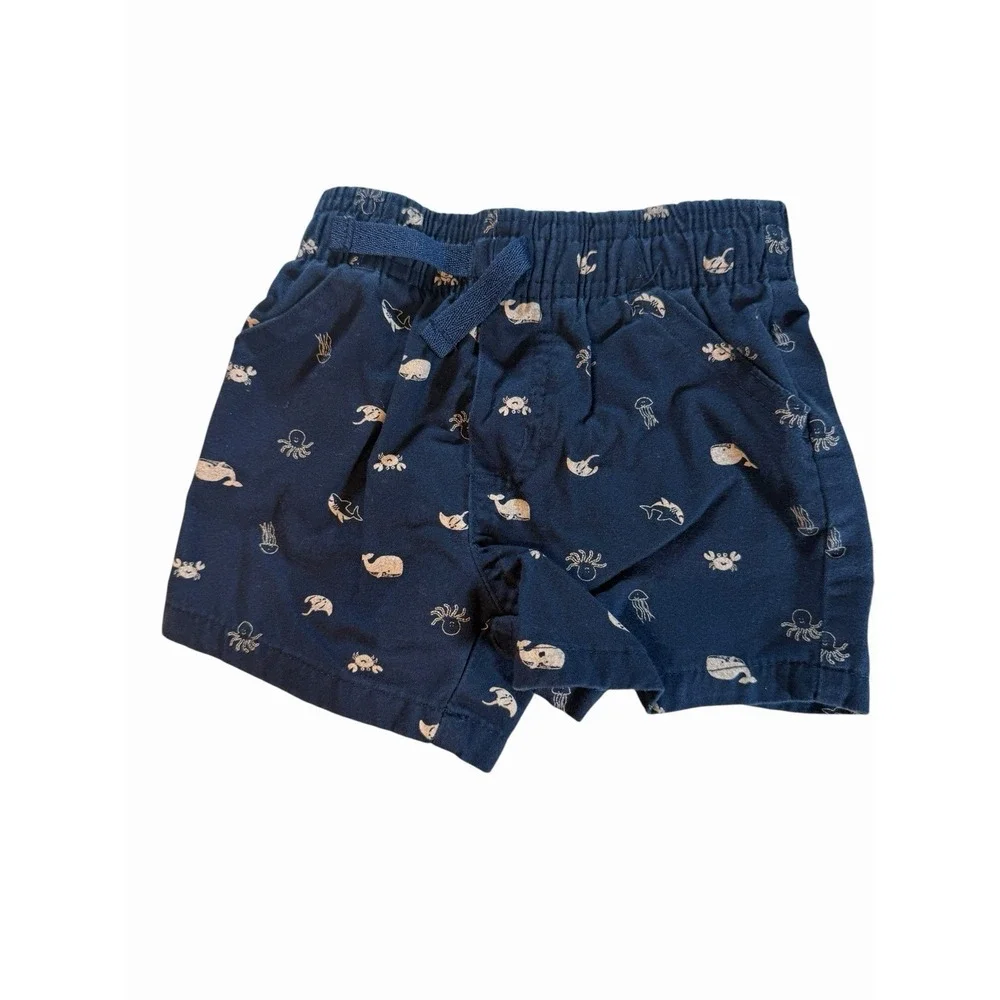Carter's  and Garanimal BRANDS Shorts Baby Boy Size 6 Month (Lot of 3)